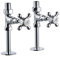 Burlington Chrome Traditional Straight Radiator Valves R7