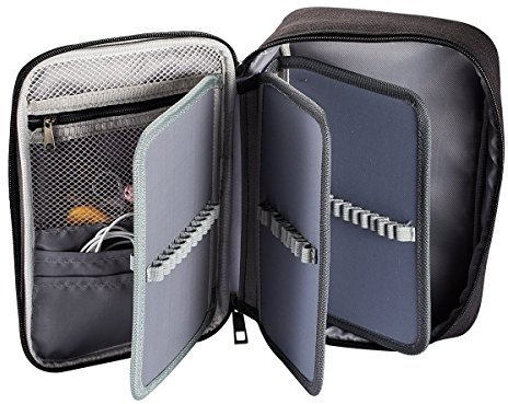 Large Colored Pencil Case Big Capacity Pen Bag Multi-Layer Pencil Case Pen Organiser Zipped Art Supplies Storage Pouch Case for Artist Students Sketch Drawing Pencils Holder 72 Slots