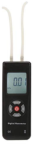 Digitales Differenzdruck Messgerät Manometer Großes LCD Handheld Für Lüftung Klima Luft Druck TL100