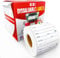 Mess Food and Freezer Labels for Containers – 500 Amazing Food Labels That Dissolve in Water in Under 30 Seconds – Stop Peeling Off Annoying Kitchen Labels for Good - Meal Prep and More 2.5x5cm