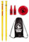 GoSports Unisex, Teenager Toss Tipsy Wurfspiel-Set | Flying Disc Bottle Drop Yard Game, Pro, Einheitsgröße