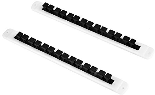 Fafeims 2 Stücke Angelrute Rack Angelrute Wandhalter Angelrolle Aufbewahrungssystem für Garage Keller Boot