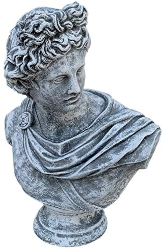 stoneandstyle Steinskulptur Büste Antik frostfest Steinfigur