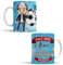 OyC Original y Creativo Taza para el Mejor Hermano del Mundo - Aquí Bebe un Super Hermano - Personalizada con Nombre y Frase