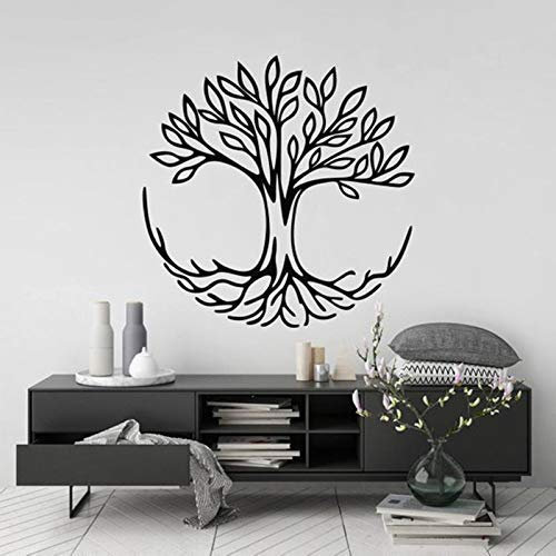 Arbre De Vie Autocollant Mural Symbole Mural Autocollant Mural Chambre D'Enfant Décoration Décoration D'Arbre 50X50 Cm