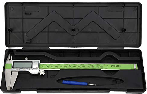 Plyisty Digitaler Messschieber, 150 mm/200 m 300 mm Elektronisches Messgerät für digitalen Messschieber, mit großem LED-Bildschirm, Genauigkeit 0,01 mm(200mm)