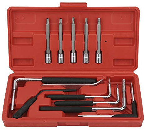 EVGATSAUTO Outil de retrait de poche d'air, 12 pièces d'outils de démontage de retrait de poche d'air, outil de réparation de garage de voiture adapté