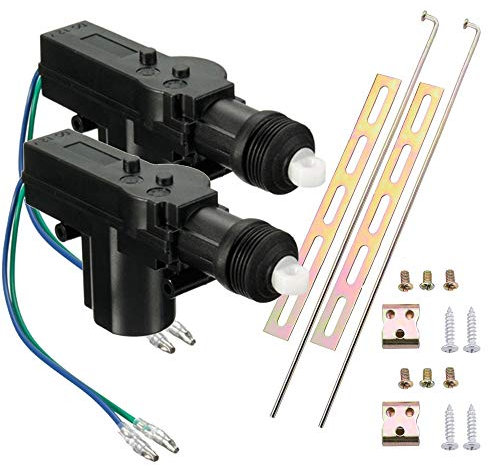 Etopar 2 X Car Motor Universal Heavy Duty High Power Door Lock Actuator 2 Wire Cable 12V Central Locking System