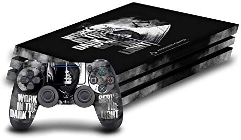 Head Case Designs Offizielle Zugelassen Assassin's Creed Half Erbschaft Typographie Vinyl Haut Gaming Aufkleber Abziehbild kompatibel mit Sony Playstation 4 PS4 Pro Console and DualShock 4 Controller