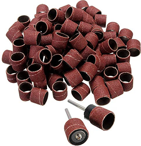 384 Pcs Drum Sanding Kit for Nail Drill Bits for Dremel Accessories Rotary Tool Set Chainsaw Sharpener Drill Bit Polishing Wheels,384pcs