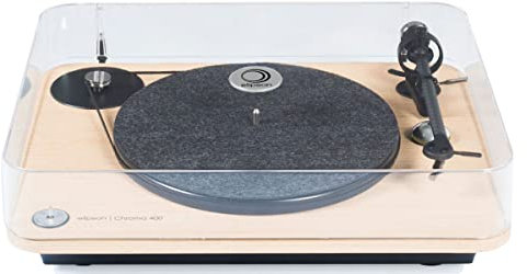 Platine Vinyle Elipson Chroma 400 - Made in France - Couleur Chêne