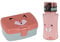 Lässig Juego De Almuerzo Recipientes Fiambrera + Botella Para Beber (460 Ml)/about Friends Fox, Rojo, Única