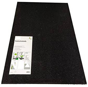 Handelskönig Bautenschutzmatte 1250 x 800 mm Stärke: 8 mm Schutzmatte Gummimatte Gummigranulat Bodenschutzmatte Abdeckplane Schutzmatte