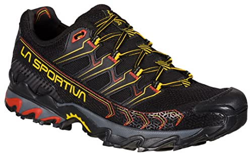 La Sportiva Herren Ultra Raptor Ii Wide Wanderschuhe, Black Yellow, 44 EU