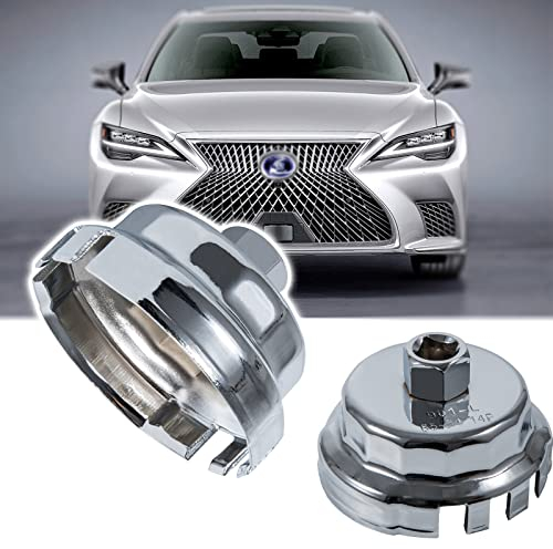 Chiave filtro olio per Toyota Lexus 64 mm/14 scanalature per auto filtro olio per Toyota, RAV4, Highlander, Lexus, Camry, Tundra, Sienna e adatta per motore da 2,5 a 5,7 L