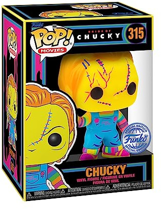 Funko POP! Movies: Bride Of Chucky - Chucky - Blacklight - Collectable Vinyl Figure - Gift Idea - Official Merchandise - Toys for Kids & Adults - Movies Fans - Model Figure for Collectors and Display
