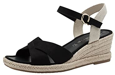 Tamaris Femmes Sandale à Talon 1-1-28367-20 001 Taille: 40 EU