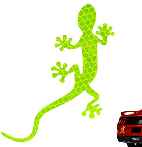 Autoaufkleber Gecko,3D-Autoaufkleber Gecko für Cover The Scratch - Reflektierende Aufkleber für Autos Hochintensive Nachtsichtbarkeit Reflektierender Aufkleber für Autokarosserie-