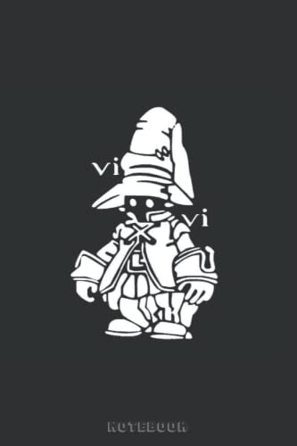 Final Fantasy Vivi CD967 Notebook: 6x9 120 Pages, Lined College Ruled Paper, Journal, Matte Finish Cover, Diary, Planner