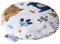 Medi Partners Kirschkernkissen Wärmekissen Körnerkissen für Babys 180g rund 15cm Öko Natur 100% Baumwolle Wärme + Kältetherapie Massagetherapie (Boho Animals)