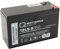 Q-Batteries 12LS-9 12V 9Ah F2 Blei-Vlies-Akku AGM 10 Jahre