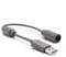 Grey Wired Controller Breakaway to PC USB Port Adapter Converter, compatible with Xbox 360