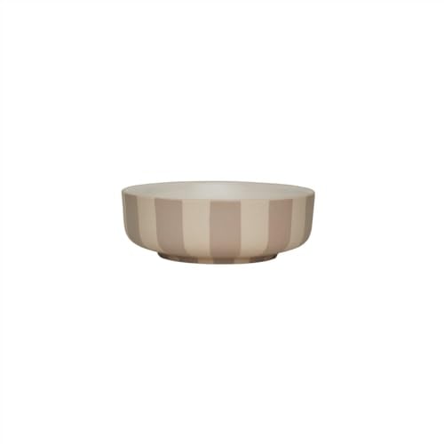 OYOY Toppu Bowl – Kleine Schale aus Steingut, Ø13 x H4,5 cm in Clay
