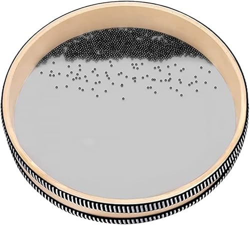 Wave Bead Ocean Drum, Hand-Percussion-Instrument, für Meditation und Entspannung, natürliche Farbe, Regentrommeln, Musikinstrumente