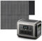 ALLPOWERS R1500 générateur solaire avec panneaux solaire pliables de 600W, 1152Wh batterie LiFeP04, 2 x Chargement rapide sans fil 15W, 4 prises CA 2500W, Énergie solaire MPPT pour camping, extérieur