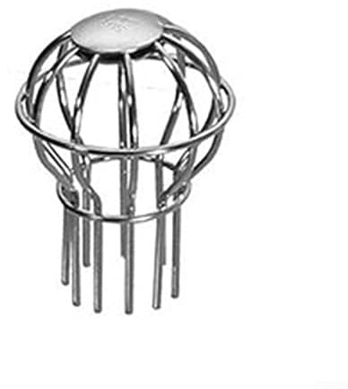Gutter Balloon Guard Filter Stainless Steel Gutter Guard Downpipe Outlet Leaf Guard Floor Drain Mesh Sink Strainer Drainage Ditch Anti-Blocking Mesh Cover (50MM)