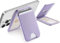 ESR Cartera Aura con MagSafe(HaloLock), Bloqueo RFID, Compatible Magsafe Wallet, Soporte Ajustable, 5 Tarjetas, Cuero Vegano, para iPhone Series 16/15/14/13/12, NO para 13/12 Mini, Lavanda