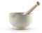 MB947003 Milton Brook Pestle and Mortar, Vitrified Porcelain, Size 1, 11.2cm Diameter, White