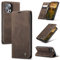 Cracedily for iPhone 14 Pro Case, Wallet Case Flip Leather with Card Holder Magnetic Closure Shockproof Kickstand Protective Phone Cases Cover for iPhone 14 Pro, Coffee
