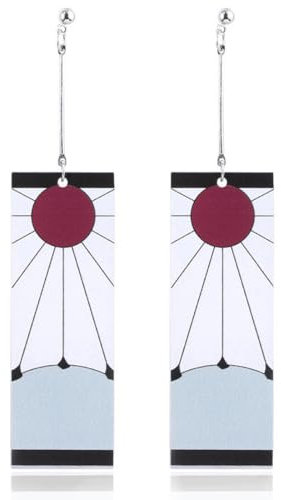 Ohrringe, Anime Earrings, Acryl Ohrring, Cosplay Anime Ohrringe, Anime Acryl Tropfen Ohrringe, Cosplay Ohrringe, Ohrringe für Damen, Cosplay Requisiten Zubehör