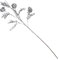HOLIDYOYO künstliche Rose weihnachtsdeko Rose künstlich kunststoffblume Girlande Pflanzen Weihnachtskranz Blumen gefälschtes künstliches Rosendekor simulierte Rosenstütze Plastikblume Silver
