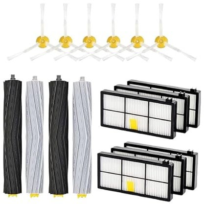 YIKRAOS Brand New And Filtri HEPA Spazzola Principale Compatibile con IRobot Roomba Serie 800 900 860 870 880 890 960 980 985 990 Accessori for Parti di aspirapolvere Robot(Plum)