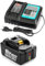 BL1850B 18V 5,0Ah ricambio per batteria Makita 18V e caricabatterie, compatibile con motosega a batteria MAK DUC355Z DUC353Z DDF485Z DHP487Z, per Makita Radio DMR112 DMR115+BL1830B+DC18RC