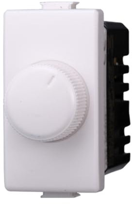 1 MODULO DIMMER, BIANCO, COMPATIBILE CON BTICINO LIVING, REGOLAZIONE 100W - 1000W, MODULI E FRUTTI 100% COMPATIBILI, MATERIALI DI ALTA QUALITA'