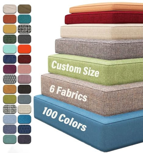 Aocase Benutzerdefinierte Bankkissen, Bankauflage, Stuhlkissen für Fensterbank, Unterseite Antirutsch, Polsterauflage Auflage für Gartenbank, Schaukel Sitzkissen für Outdoor, Terrasse, Drinnen,3CM