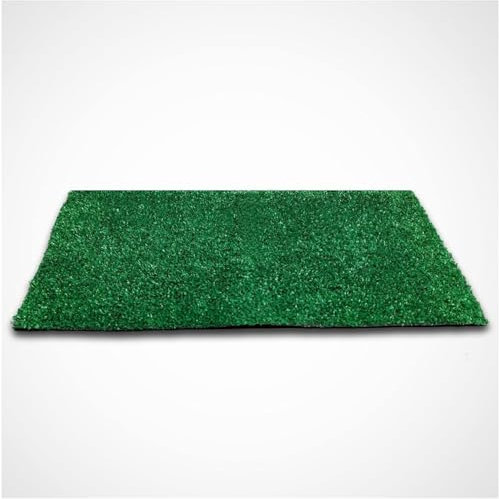 Alfombra de Césped Artificial TUFFTING para Exterior e Interior – Verde Realista, Resistentes al Agua y UV – Ideal para Terraza, Jardín, Balcón y Piscina – Fácil Instalación (100x150cm)