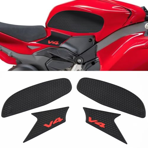 per Panigale V4 2025 Motocicletta Serbatoio Pads Protezione Gomma Adesivi Antiscivolo Side Serbatoio Pad