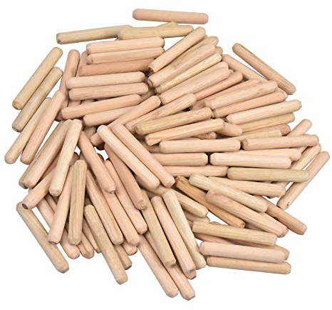 Tasselli in legno di faggio, spina invisibile per mobili e falegnami, dilettanti, 6 mm x 40 mm