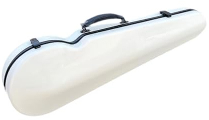 LIXSAZSE Custodia da viaggio per violino resistente, esterno in fibra di carbonio che garantisce resistenza durante il trasporto. La custodia rigida per violino è dotata di da viaggio per 4/4