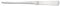 Maul 75015 Brieföffner 240mm Edelstahl schmale Klinge