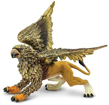 Safari Ltd. Griffin Figurine - Detaillierte 4,25 Figur Einer mythologischen Kreatur - Lehrspielzeug für Jungen, Mädchen und Kinder ab 3 Jahren