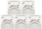 Nasara Original Kinesiologie Physio Tape für Sport und Medizin, Rollengröße 5cm x 5m, 5 Rollen, Weiss