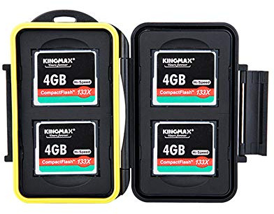 JJC MC CF4 Multi Card Case, Blue, MC-CF4: 4 CF