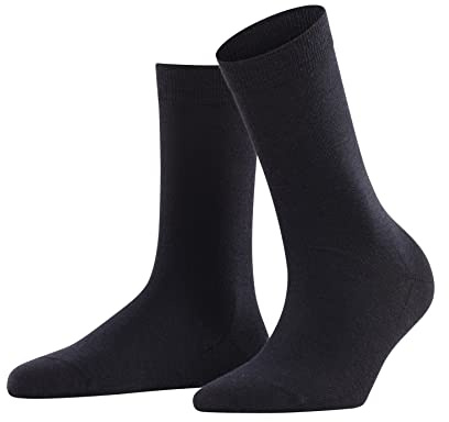FALKE Damen Softmerino Anniversary Socken Wolle Baumwolle atmungsaktiv | mit Karo Muster