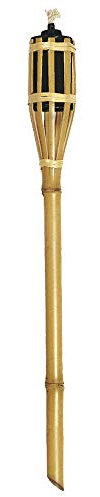VERDELOOK Torcia in bambù con Contenitore per Olio lampante, 150 cm, Giardino