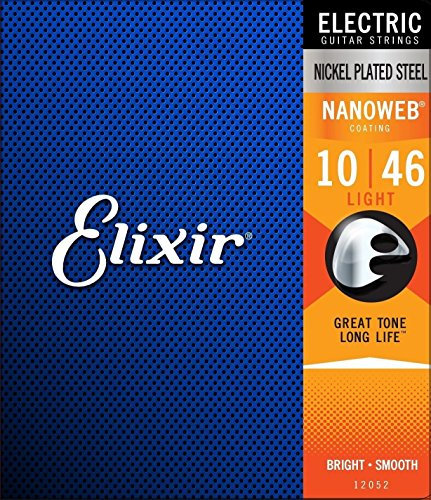 Elixir - Traje de neopreno para guitarra eléctrica 010-046 nanoweb, cód. 12052